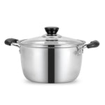 Cookware Stainless Steel Pot 1.5L-4L Double Bottom