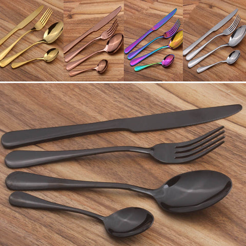 1pc/ 4pcs Dinner Wedding Travel Cutlery