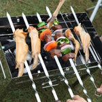 10PCS Stainless Steel Barbecue