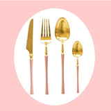 New Sliver Cutlery Set Luxury Dinnerware 1 pieces Mirror Polishing Tableware 304 Stainless Steel Dinner Knife & Fork