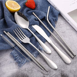 HOT Stainless Steel Cutlery Set Outdoor Portable Durable Reusable