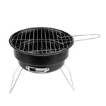 Mini Portable Round Camping Bbq Barbecue Grill Stand Stove Outdoor Camping Hiking Travel Fishing