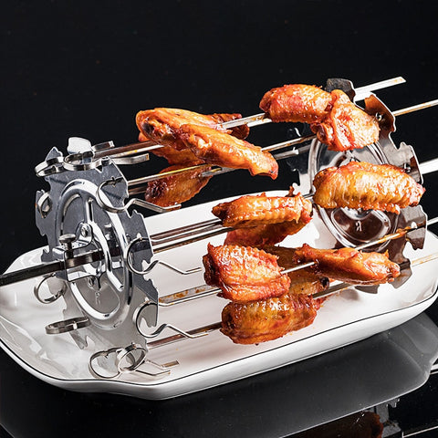 1 Sets Stainless Steel Rotary Grilled Cage