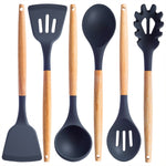 6pcs Spatula With Holes Restaurant Cookware