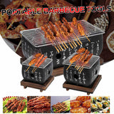 S/M/L Portable Japanese Korean BBQ Grill Cooking Oven Alcohol Grill   Charcoal Grill Aluminium Alloy Barbecue Tools