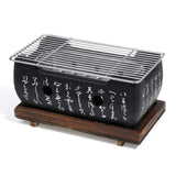 S/M/L Portable Japanese Korean BBQ Grill Cooking Oven Alcohol Grill   Charcoal Grill Aluminium Alloy Barbecue Tools