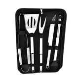 Stainless Steel BBQ Tools Set Barbecue Grilling Utensil Accessories Camping Outdoor Cooking Tools Kit BBQ Utensils 18Pcs