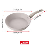 KONCO Thickened Non-stick Pan Fried Steak Pancake Fried Egg Pans Kitchen Smokeless Cookware Aluminum Alloy Baking Pan