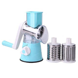 Multi-functional Manual Vegetable Fruit Cutter Potato Shred Grater Stainless Steel Round Slicer Kitchen Accessories Cooking Tool