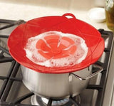 Silicone lid Spill Stopper Cover For Pot Pan Kitchen Accessories Safeguard Lid Multi-Function Cooking Tools Flower Cookware