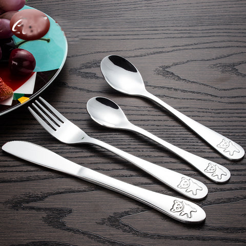 Children Tableware Cutlery Set 4Pcs