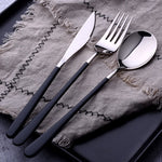 3pcs/lot Gold Portable Cutlery