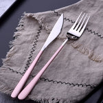 3pcs/lot Gold Portable Cutlery