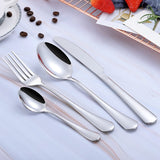 Black Gold Steel Cutlery Set Western Dinnerware Set Portable Stainless Steel Kitchen Forks Spoons Knives Tableware Drop Ship