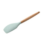 Silicone Spatula Utensils Turner Heat-resistant Soup Spoon Non-stick Spatula Shovel Wooden Handle Cooking Shovel Kitchen Tool